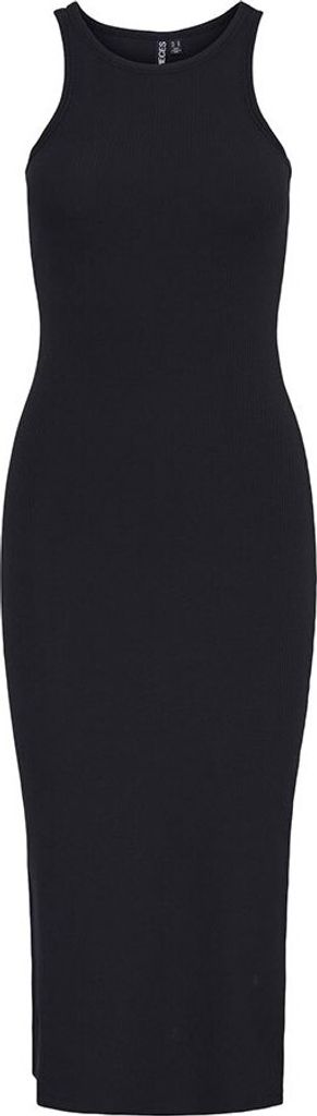 Pieces Ruka Boxer ärmelloses Langes Kleid Schwarz M Frau Schwarz M