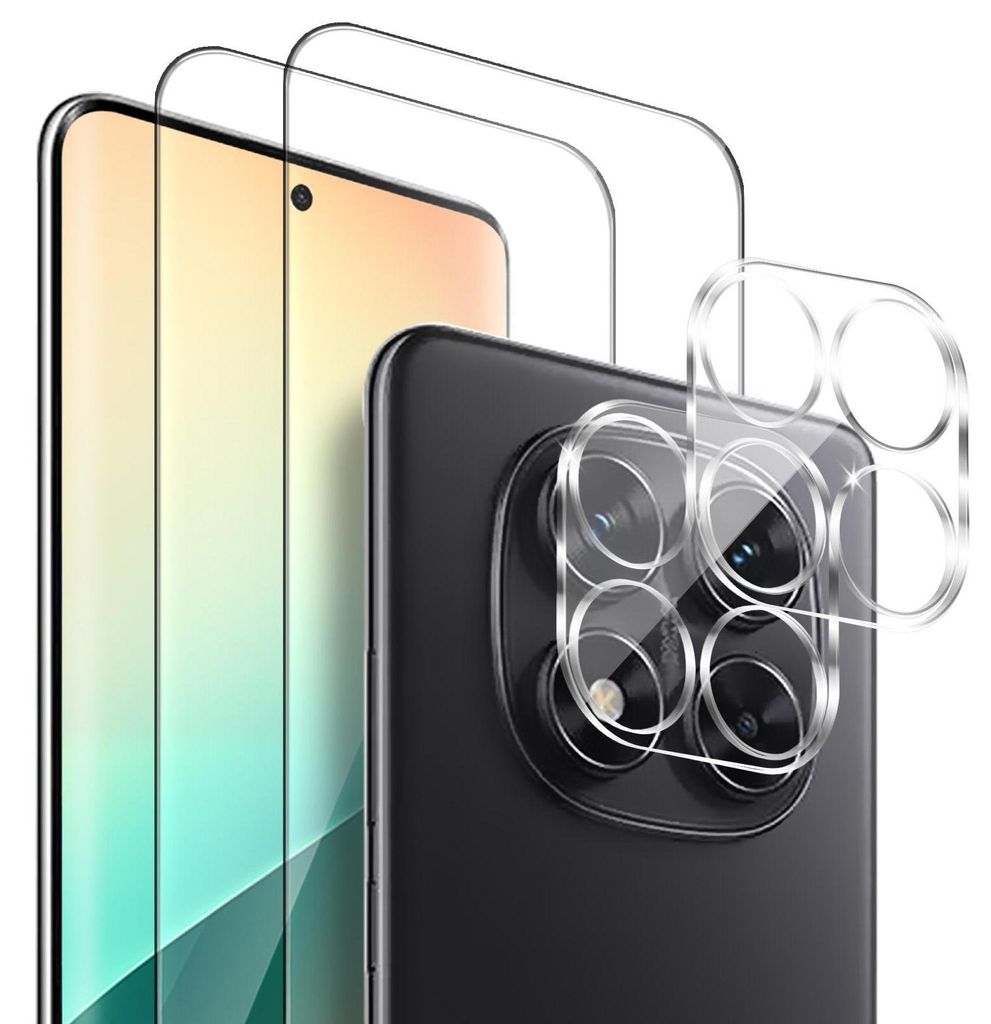 2x Display + Kamera Glas für Xiaomi Redmi Note 14 Pro 5G Produktbild 