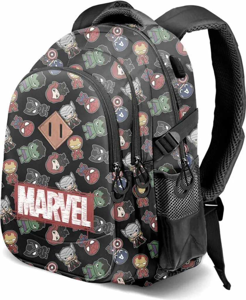 Sac à dos Running Marvel Avengers Chibi Karactermania Noir Taille Unique