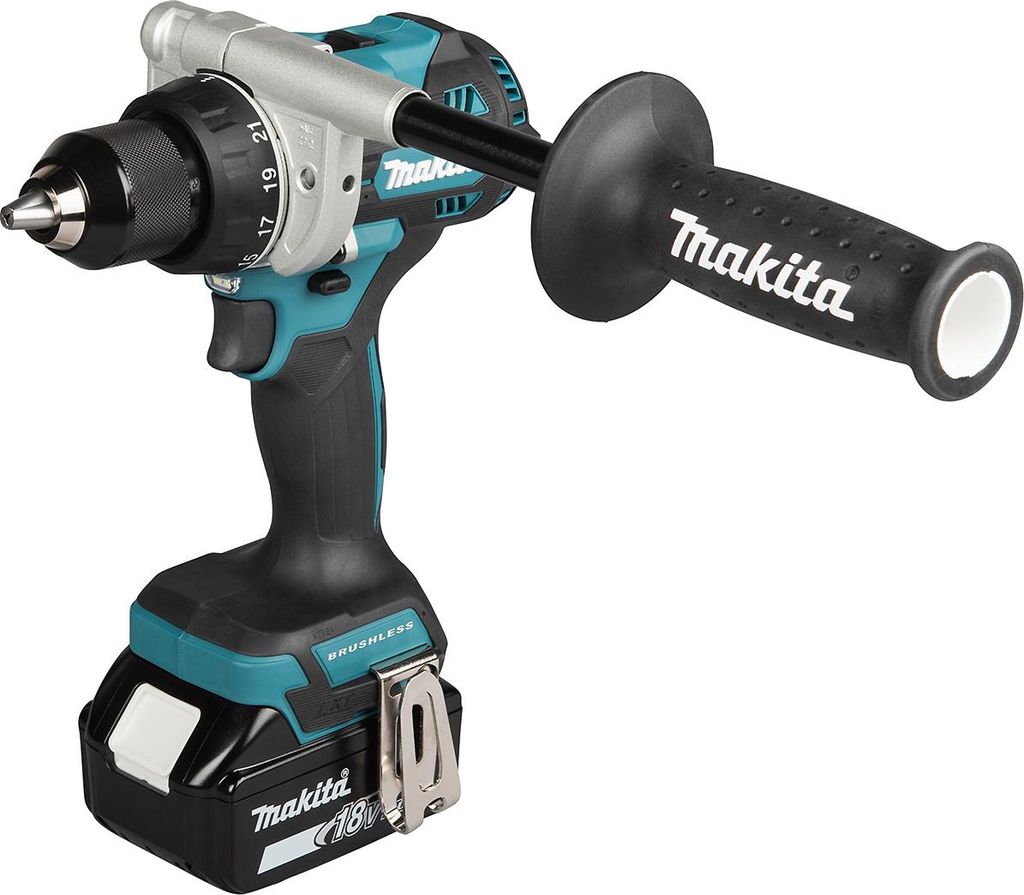 Makita Akku-Bohrschrauber LXT 18V DDF492 + 3x Akku + Produktbild 