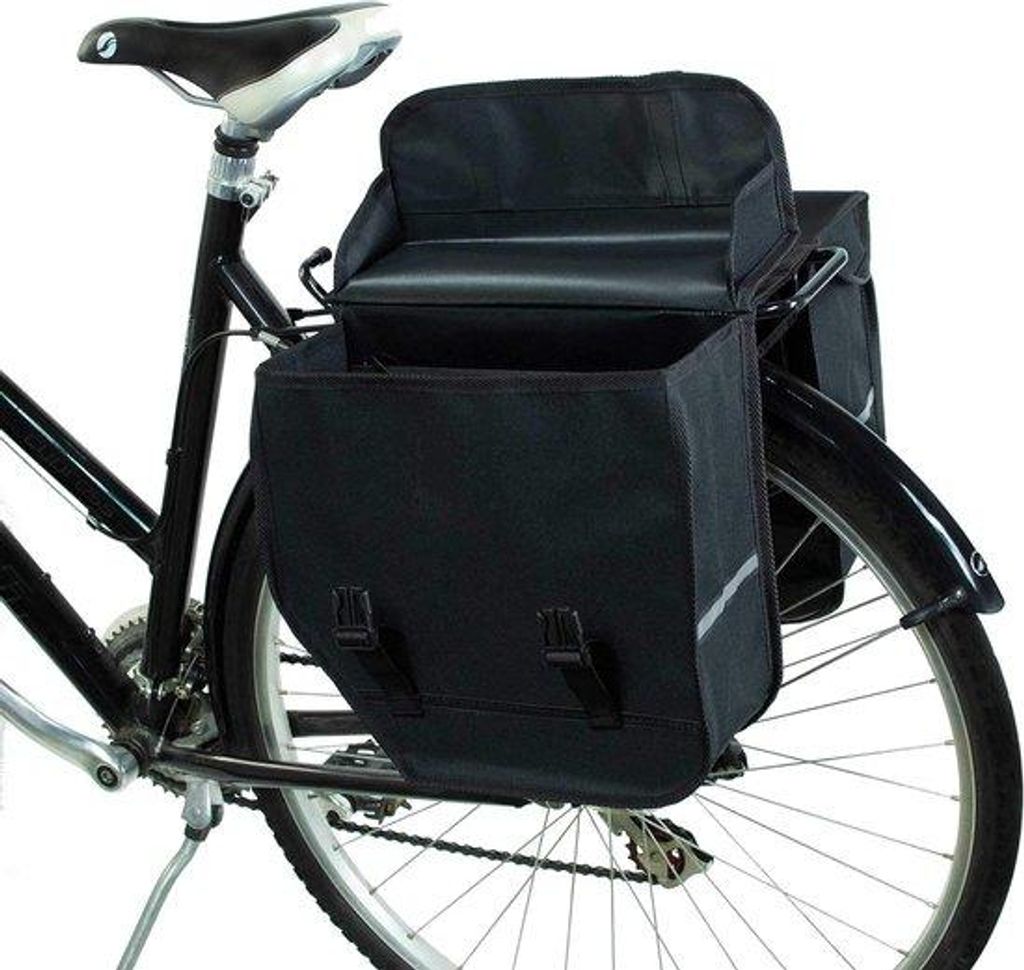 Borsa doppia per bici - Impermeabile / MOLTI SPAZI - Immagine del prodotto 