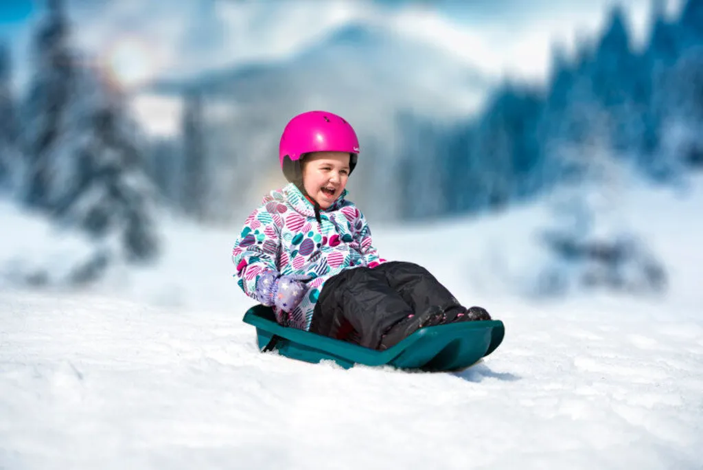 Bobsleigh Merco Tron Bleu en Plastique Titane Résistant et Flexible