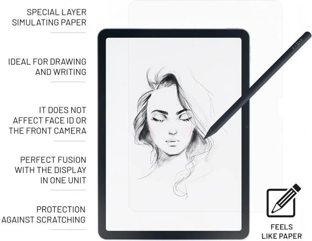 Protège Écran iPad Pro 13 2024 FIXED PaperGlass Idéal Dessin et Travail - 3