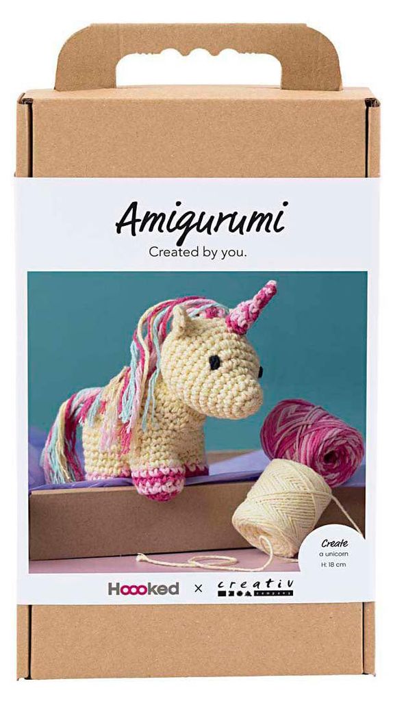 creativ company Kreativ Set Amigurumi Einhorn regenbogen
