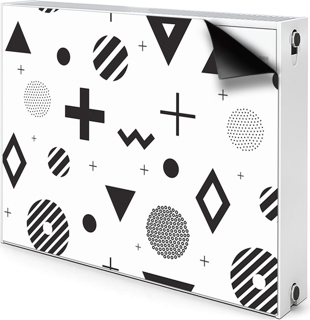Magnet Heizkörperabdeckung Heizkörperverkleidung Verkleidung Abdeckung 100x60 cm - Geometrische, Muster