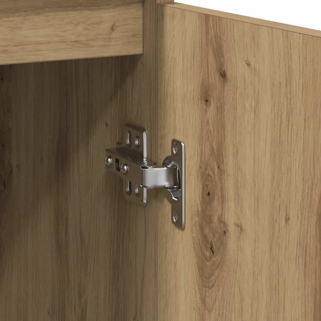SYFAX™ Credenza Rovere Artigianale 29,5x34x76 cm in Legno Multistrato - 10