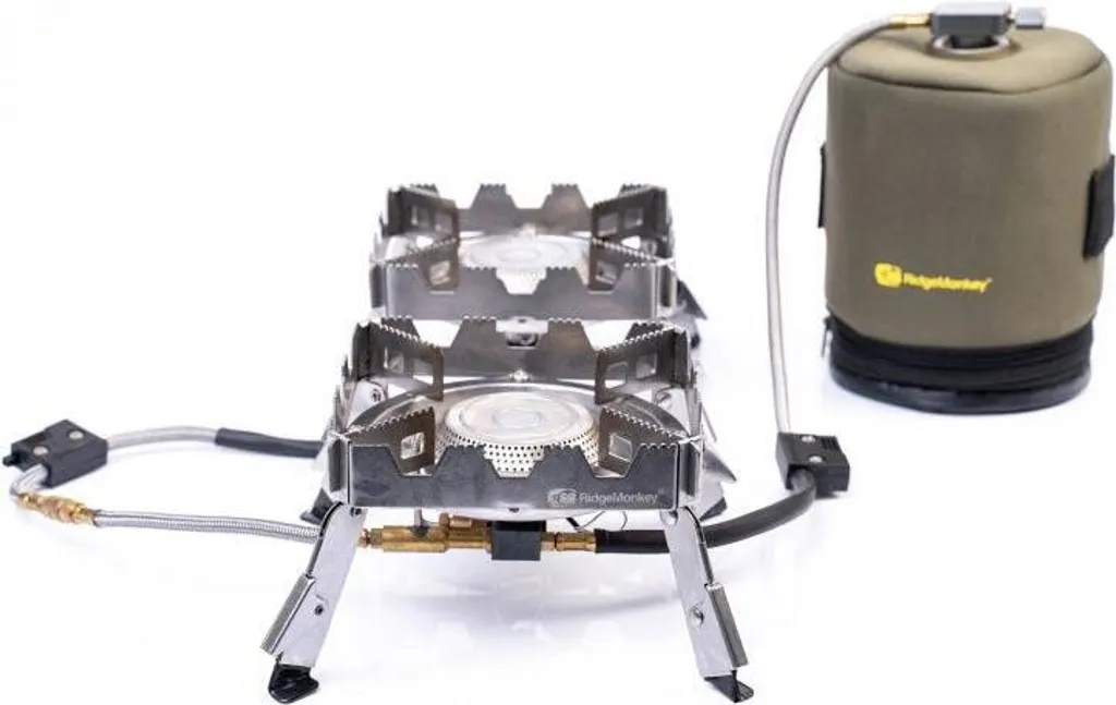 Réchaud de Pêche et Bivouac Quad Connect Pro Full Kit pour Repas Chauds