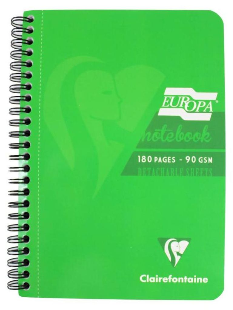 EUROPA GLOSSNOTEBOOK A5 90Bl L+Rgn