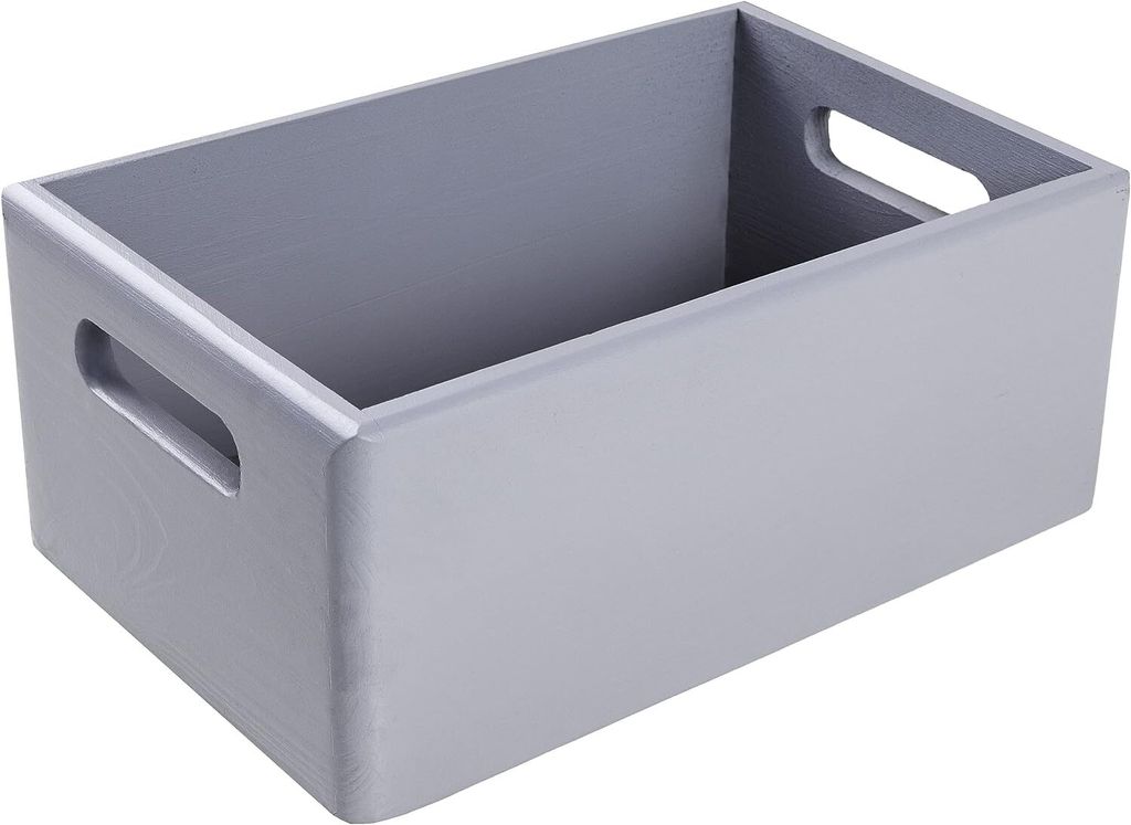 Creative Deco Drewniana skrzynia z uchwytami 30x20x14 cm Zdjęcie produktu 