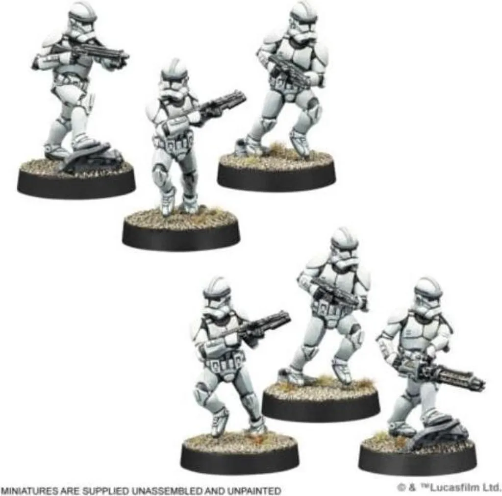 Extension Figurines Star Wars Legion : Unité de Troupes de Clone (Version FR) - 3