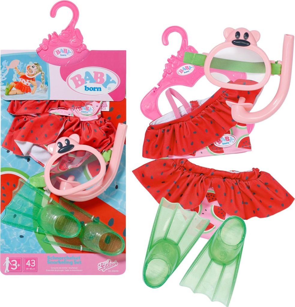 BABY born Snorkeling Set – 43 cm Produktbild 