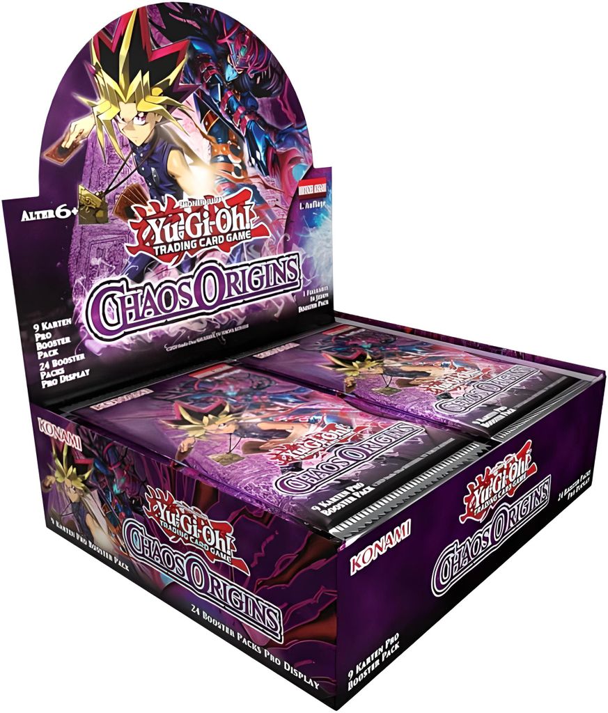 Yu-Gi-Oh! Chaos Origins Display (24 Booster) Deutsch Produktbild 