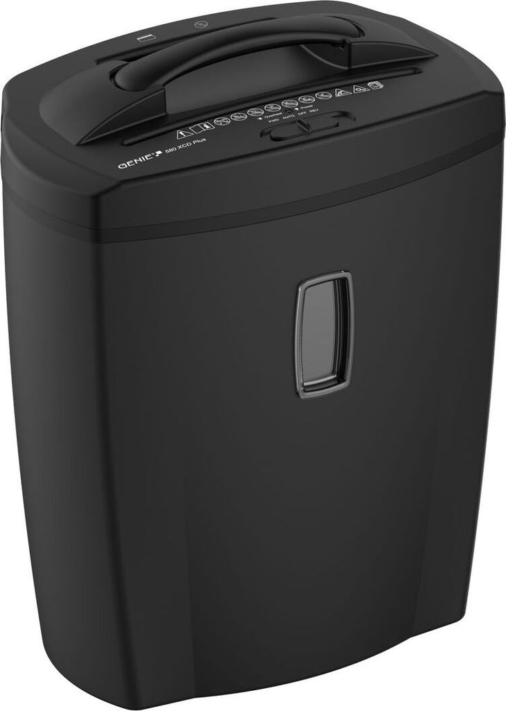 GENIE 580 Aktenvernichter 10 Blatt Partikelschnitt und CD Produktbild 