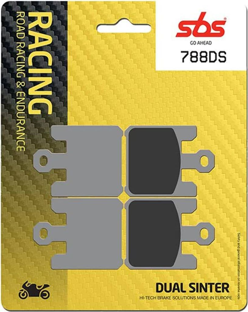 Bremsbelag SBS 788DS-1 (Satz pro Scheibe) Road Racing Endurance (Giftiger Biss)