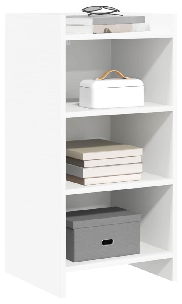 Buffet vidaXL blanc 40 x 36 x 80 cm en aggloméré Image du produit 