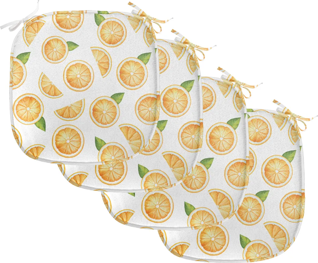 Cuscini Sedie Cucina 40x40 Impermeabili ABAKUHAUS Frutta 4pz