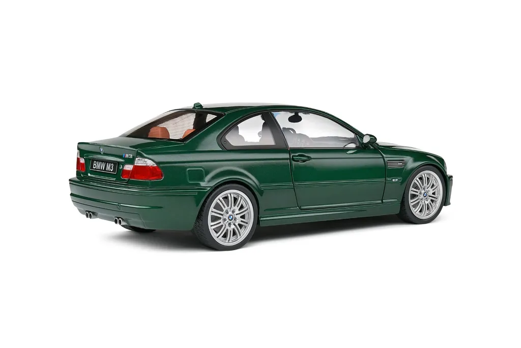 Complétez votre Collection : BMW E46 M3 Coupe 2000 Solido 1/18 Verte Précise - 18