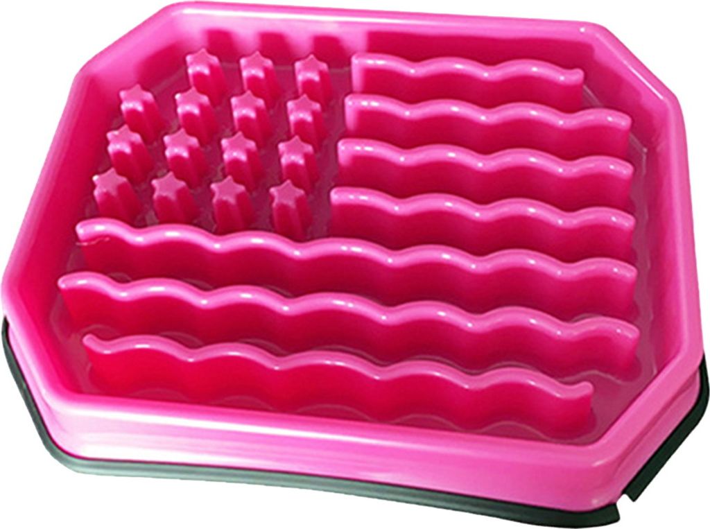 Hundenapf mit langsamer Fütterung, rutschfester Hundenapf mit langsamer Fütterung, Haustier-Puzzle-Futternapf, verhindert Ersticken, Hundenapf f...