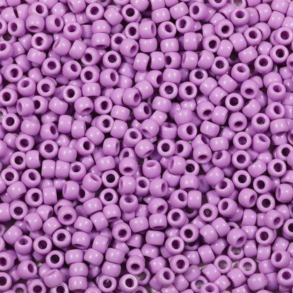 Perles Violettes 6x9 mm en Acrylique avec Grand Trou Lot de 1000 pcs