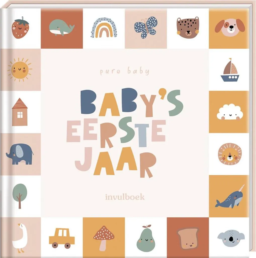 Cadeau de Naissance : Livre Première Année Pure Baby pour Jeunes Parents