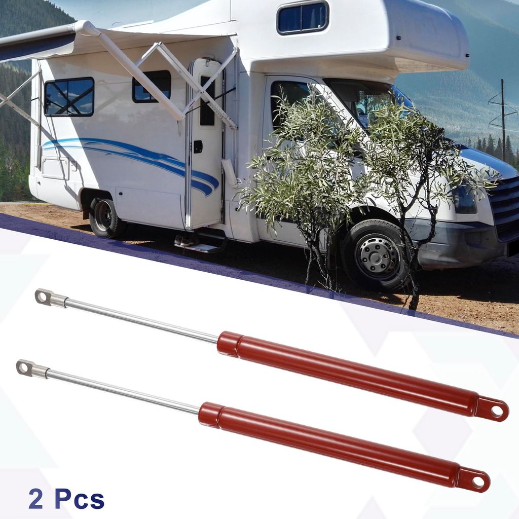 2 Stück 12 Zoll 65Ib/289N Rote Gasdruckfedern Stützen Stoßdämpfer Universal für Wohnmobil Auto LKW Boot Fenster Schrank Türabdeckungen