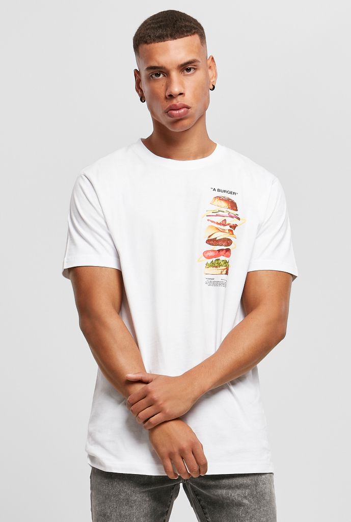 Mister Tee T-Shirt A Burger Tee White-L