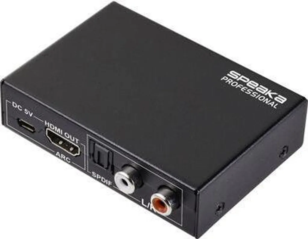 Convertisseur HDMI vers AV pour Moniteur et TV - Extracteur Audio RCA