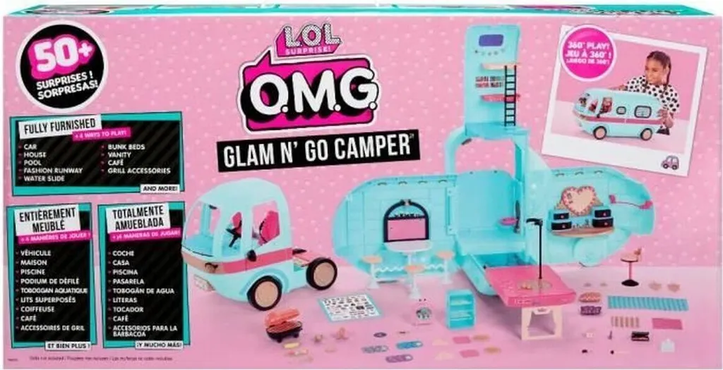 Camping-car de Rêve L.O.L. Surprise O.M.G. avec Piscine et 50 Accessoires - 28