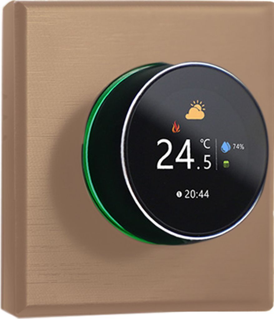 8X WIFI Smart Thermostat, Digital LCD Raumthermostat Farbbildschirm Wandthermostat Fußbodenheizung Raumthermostate für 3A Warmwasserbereitung mit...