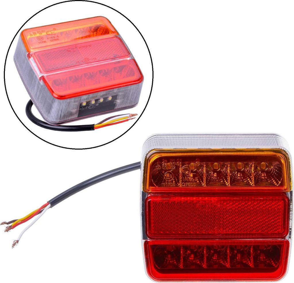Universal LED Anhänger-Rückleuchte Heckleuchte Blinker 12V Links oder Rechts