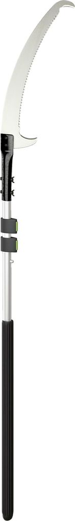 Teleskop Astsäge 1,5–2,6m Baumschere mit Feststellvorrichtung, Teleskop-Griff Antihaftbeschichtet Klinge Schwarz