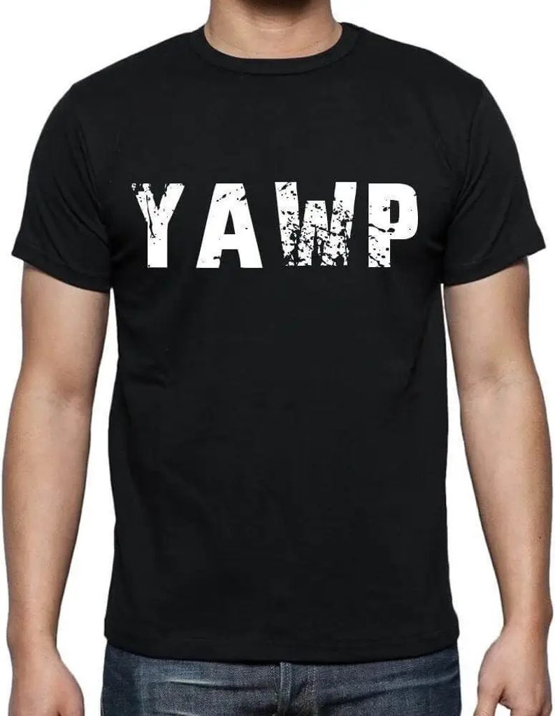 Herren Grafik T-Shirt Yawp Öko-Verantwortlich Vintage Jahrgang Kurzarm Lustige Druck Geburtstag Geschenk Mann