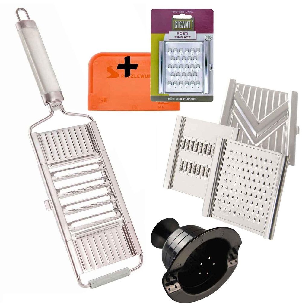 Rebanadora de verduras de 4 funciones con accesorios para Imagen del producto 