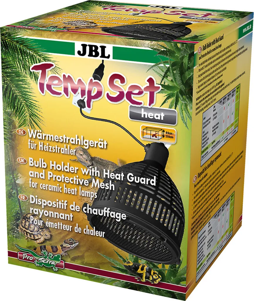 JBL TempSet Heat - Kit d'Installation Orientable pour Lampe de Reptile