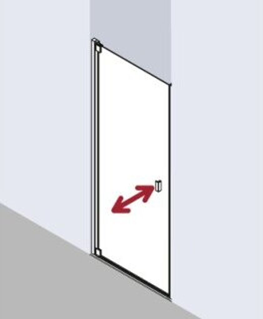 Kermi RA1WL093181YK Pendeltür Raya 1WL 0930x