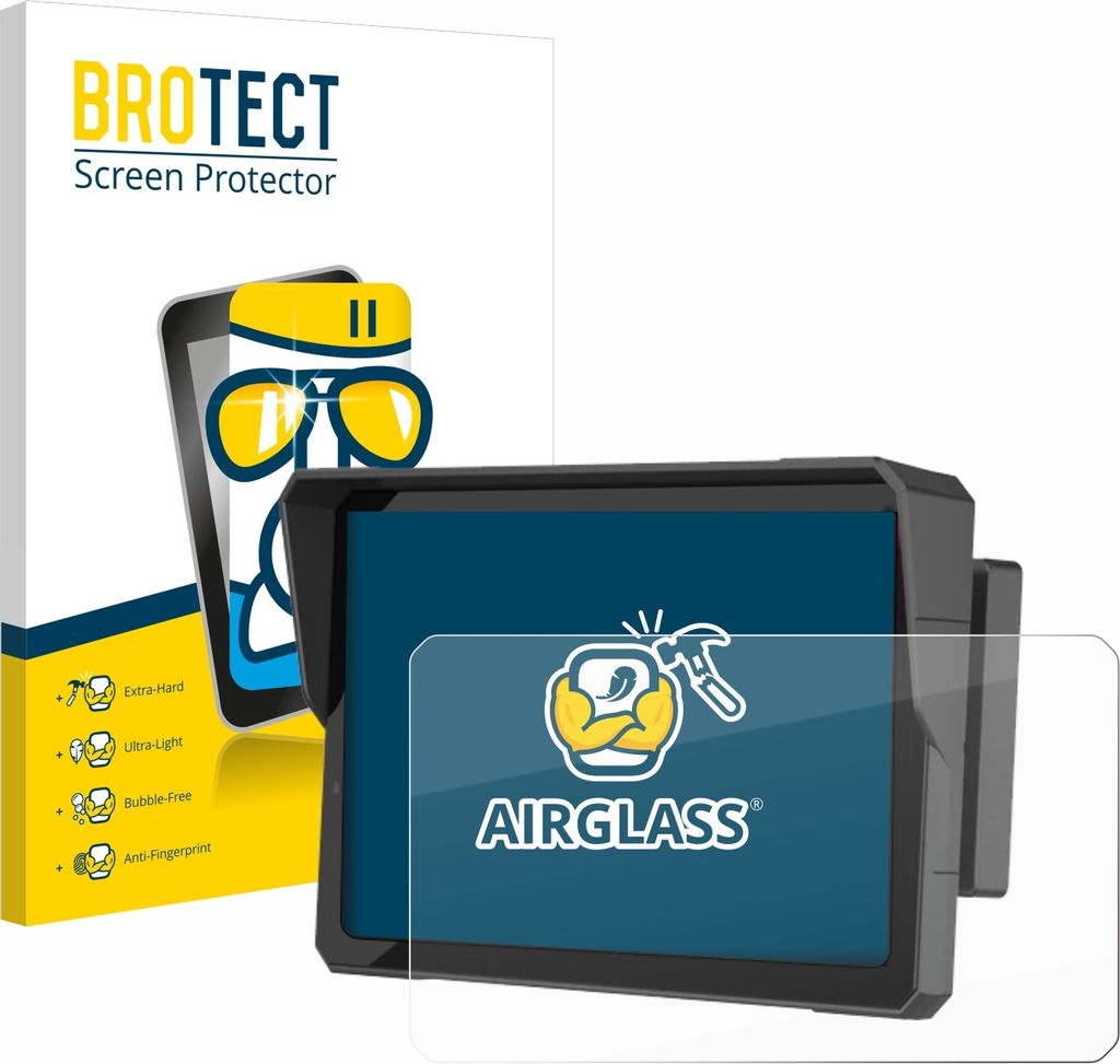 BROTECT Schutzglas für Carpuride W702B Pro 7" Schutzfolie Produktbild 