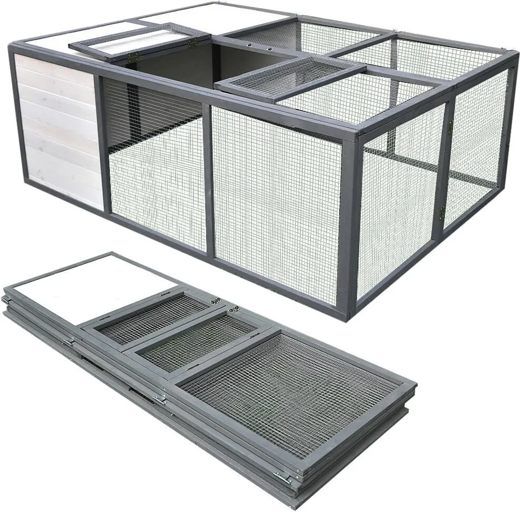 Cage pour lapins et parc de jeu pour cochons d'Inde extérieur et intérieur