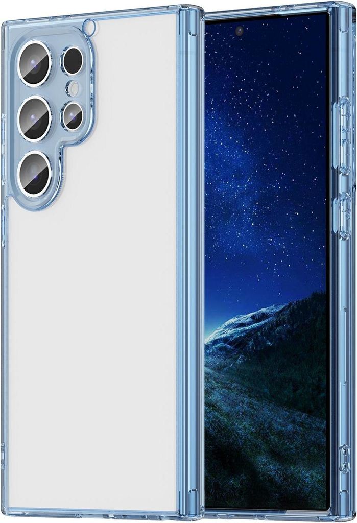 Hülle für Samsung Galaxy S24 Ultra - Phonesta HybridAir Back Cover - Blau