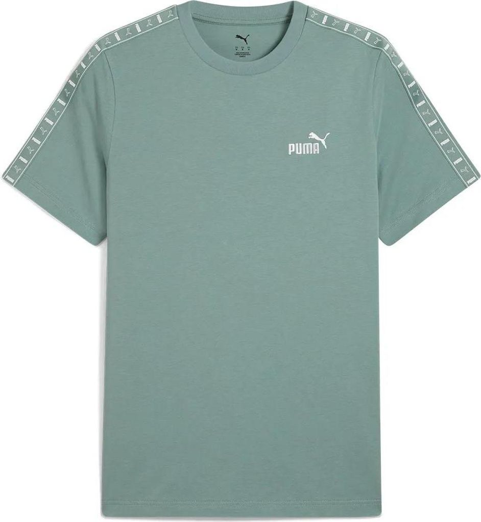 Puma Ess Tape Kurzarm-t-shirt Grün M Herren,Damen Grün M