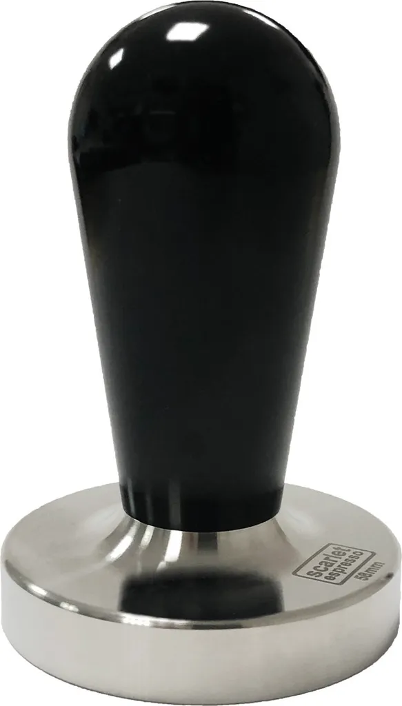 Tamper Barista 51mm pour Machine Expresso avec Base Inox et Manche Noir