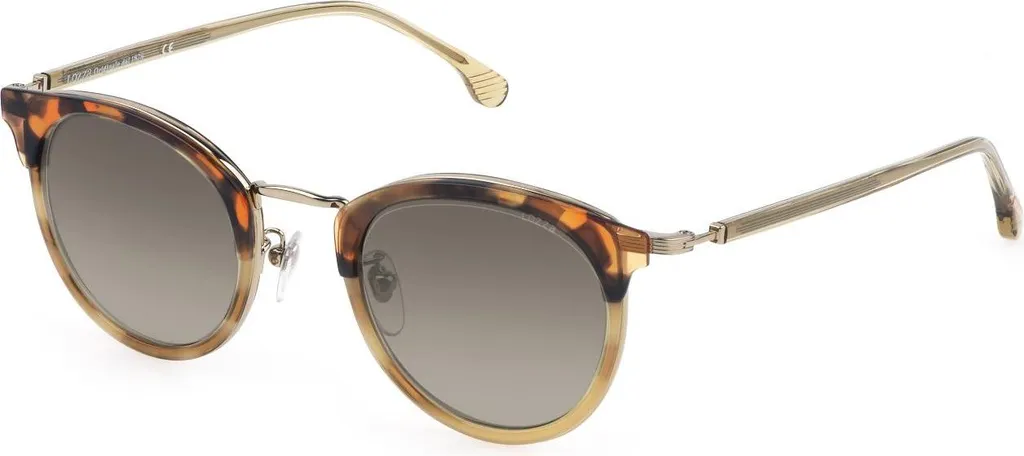 Lunettes de soleil de créateur pour homme monture ronde Lozza SL2393