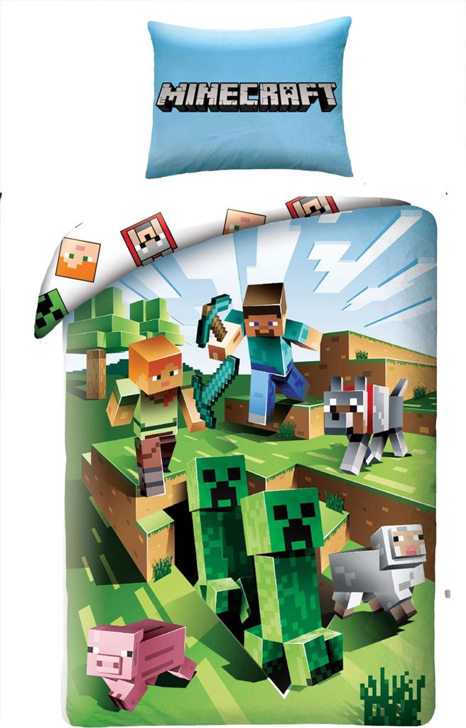 Halantex Pościel dziecięca MINECRAFT MNC129BL Zdjęcie produktu