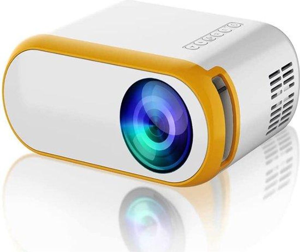 Mini Video-Beamer 1080P Full HD - Draadloze Projector voor Smartphone, TV Stick, TV-Box, HDMI, USB, TF/SD-Kaart, VGA, AV-Audio - WiFi-Functionalität