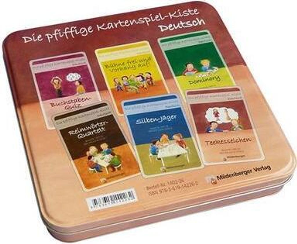 Die pfiffige Kartenspiel-Kiste Deutsch: 6 Kartenspiele Produktbild 