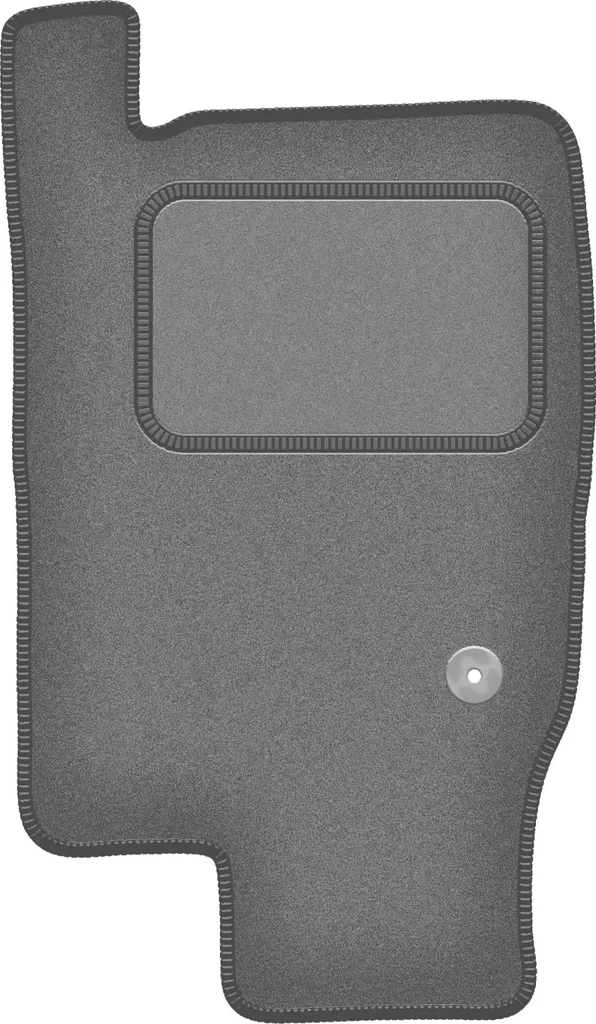 Tappetino conducente in velluto grafite compatibile con Ford Explorer (0, design del cliente) – con fissaggi – su misura
