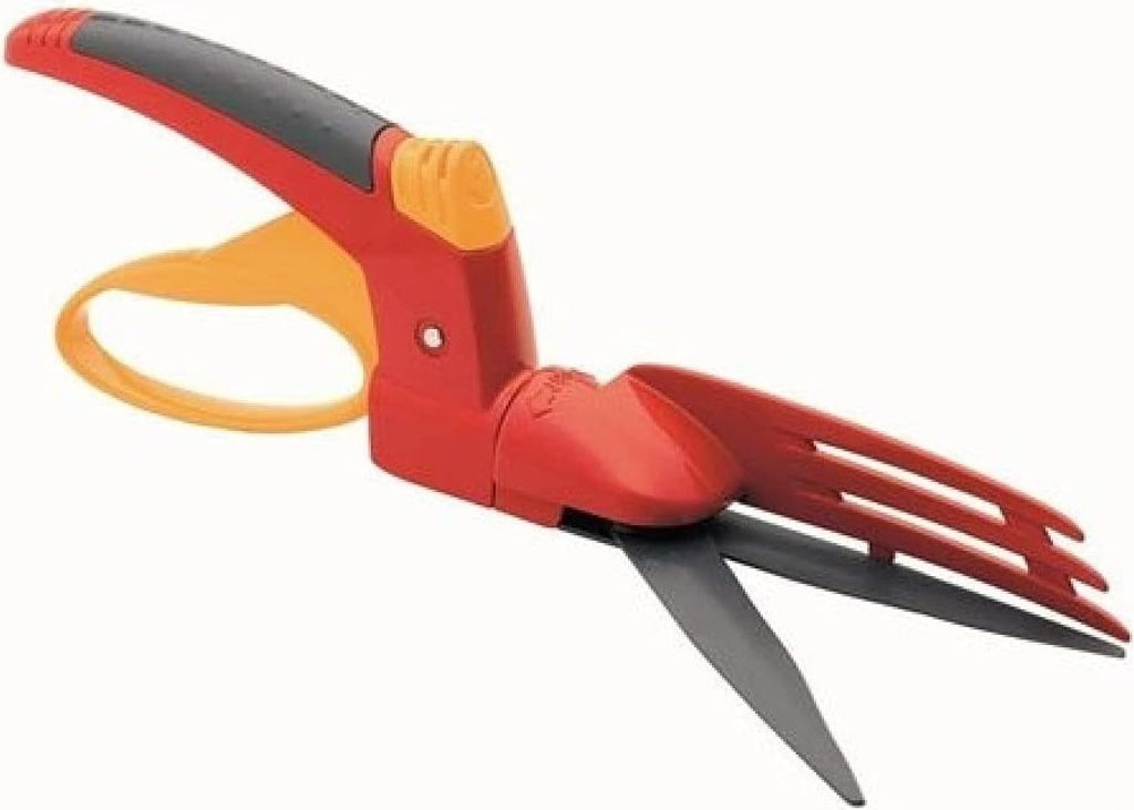 Wolf Garten Handgrasschere HRI-GC Antihaftbeschichtung 120mm Komfortgriff Rot