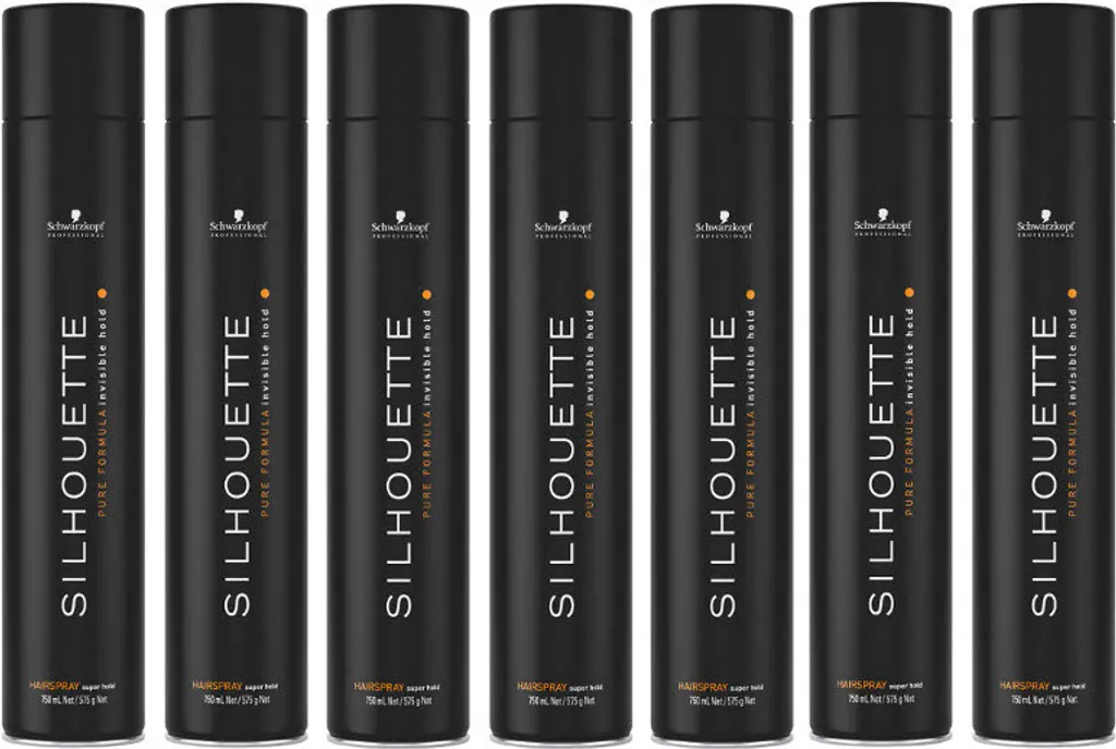 Schwarzkopf Silhouette Super Hold laque fixation forte lot 7 x 750 ml