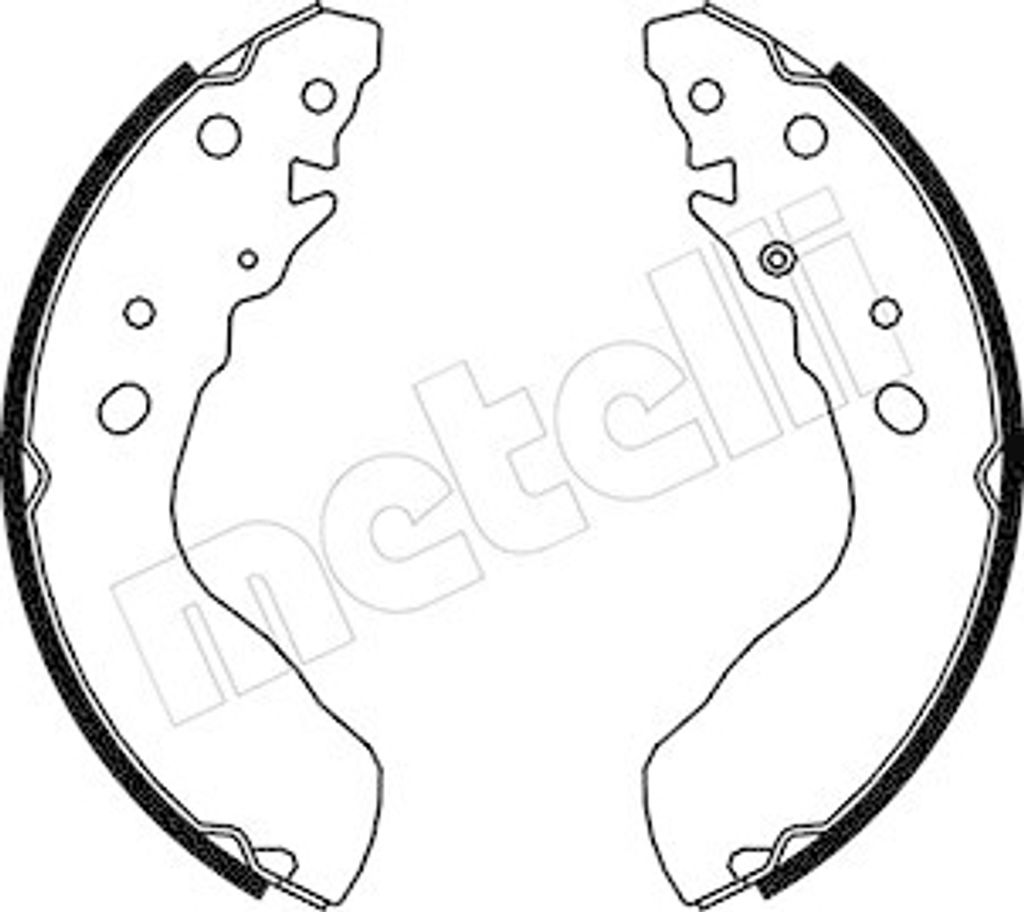 Bremsbackensatz Metelli 53-0403 für Suzuki Hinterachse
