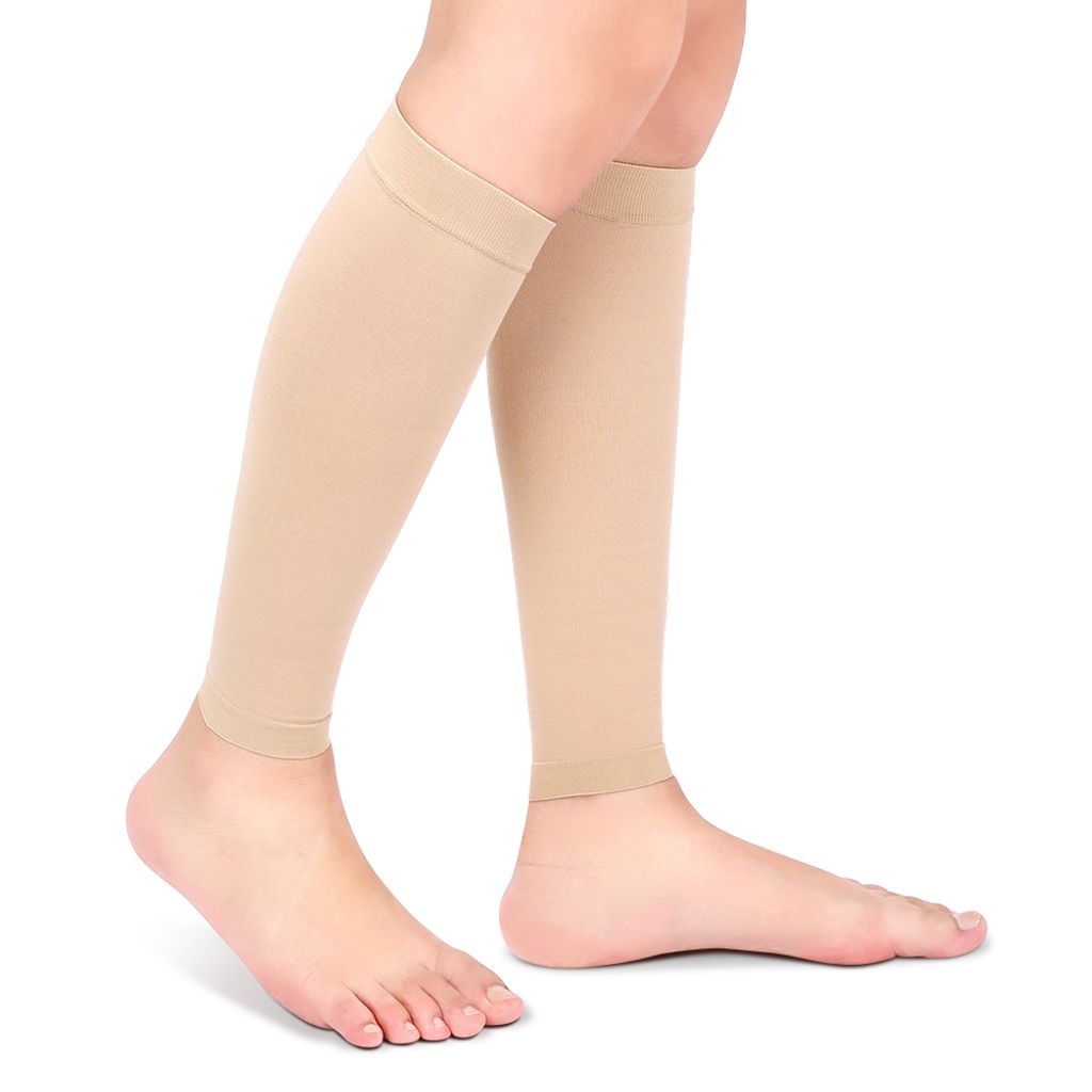 Calze compressive per polpacci, 20-30 mmHg, colore pelle, Immagine del prodotto 