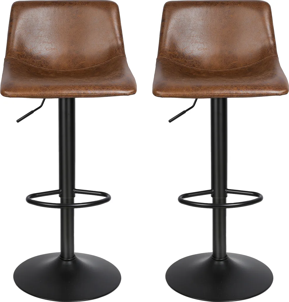 Tabouret de Bar Stable et Pivotant pour Éviter les Rayures sur vos Sols